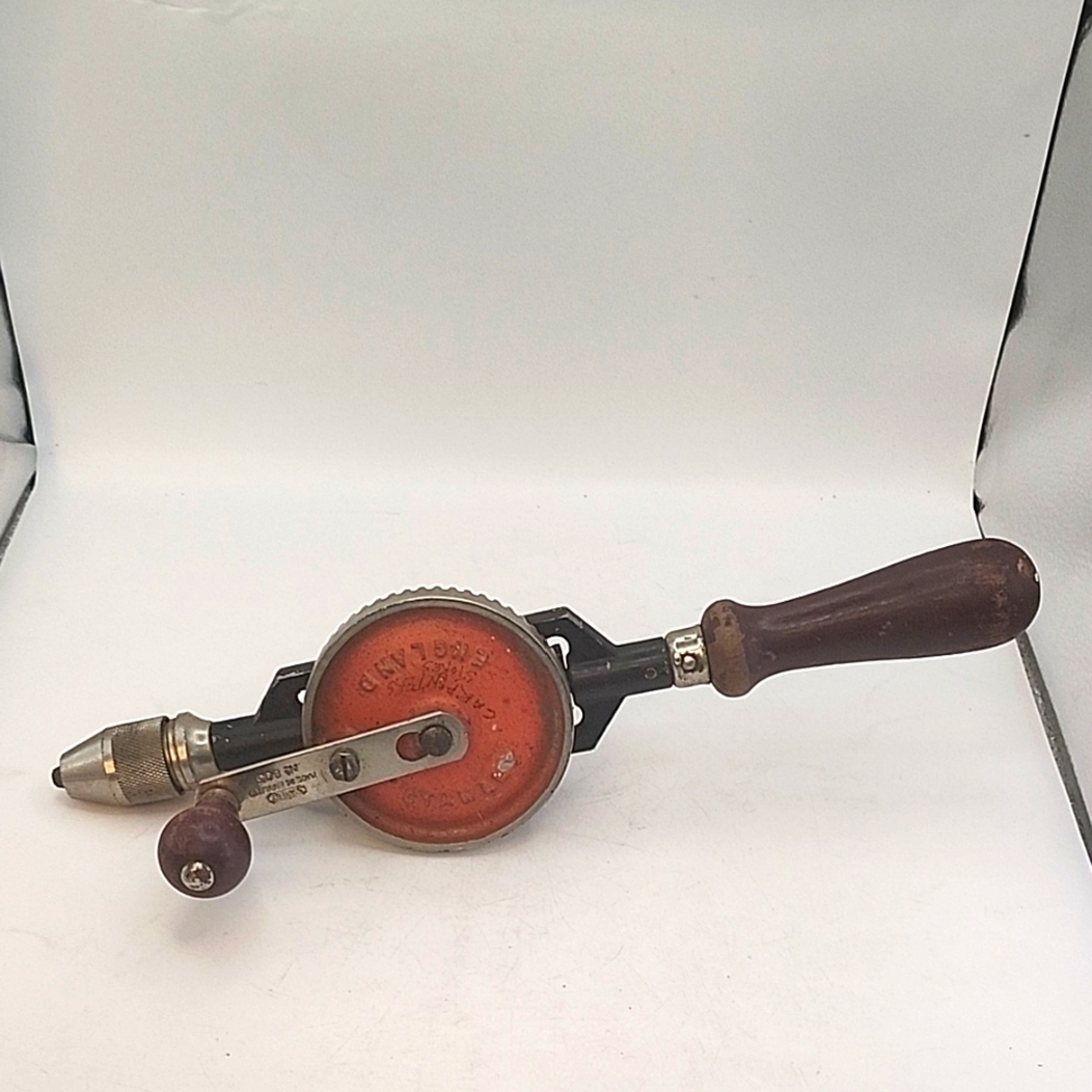 Vintage 1050's Stanley "Egg Beater" Hand Drill Made in England